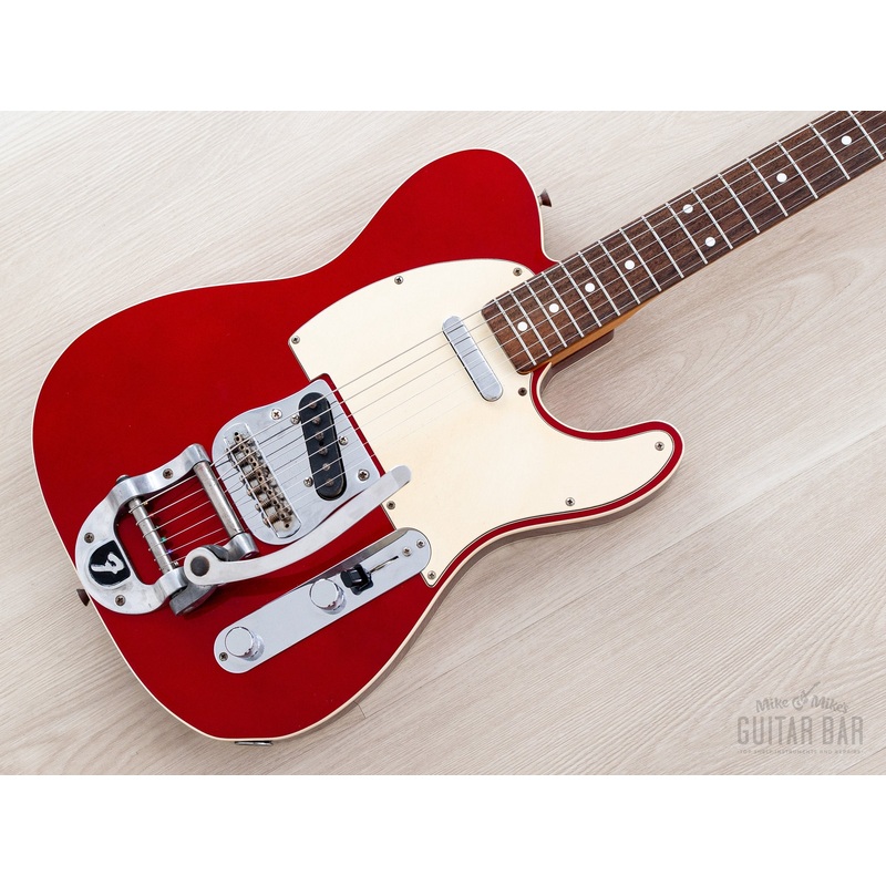 2009-fender-telecaster-custom-62-vintage-reissue-tl62b-btx-candy-apple-red-w-bigsby-b5f-usa-pickups-japan-mij 2009 Fender Telecaster Custom 62 Vintage Reissue TL62B-BTX Candy Apple Red w/ Bigsby B5F & USA Pickups, Japan MIJ