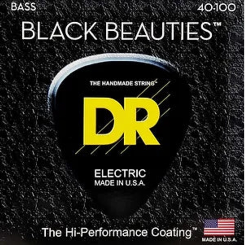 dr-black-beauties-4-string-light-hi-performance-coated-bass-strings DR BLACK BEAUTIES 4-String Light Hi-Performance Coated Bass Strings