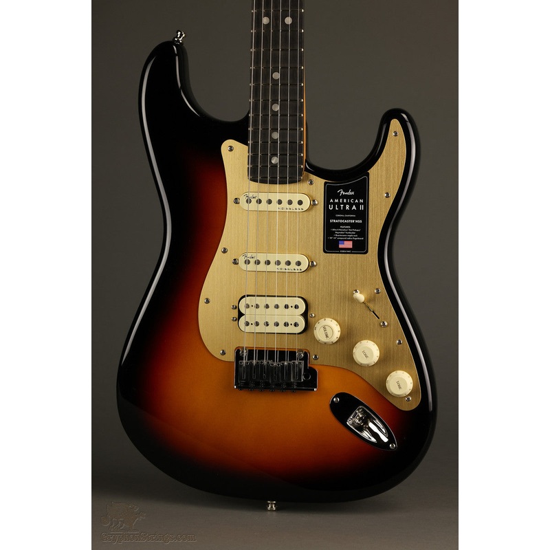 fender-american-ultra-ii-stratocaster-hss-ebony-fingerboard-ultraburst-new Fender American Ultra II Stratocaster HSS, Ebony Fingerboard, Ultraburst - New