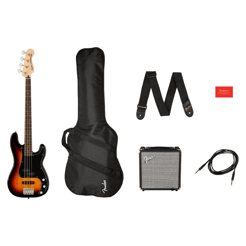 fender-squier-affinity-precision-bass-pj-pack-w-gig-bag-rumble-15-amp-3-color-sunburst Fender Squier Affinity Precision Bass PJ Pack w/Gig Bag, Rumble 15 Amp - 3-Color Sunburst
