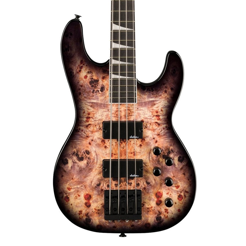 jackson-js-series-concert-bass-cb-js3p-black-burst-burl Jackson JS SERIES Concert Bass CB JS3P - Black Burst Burl