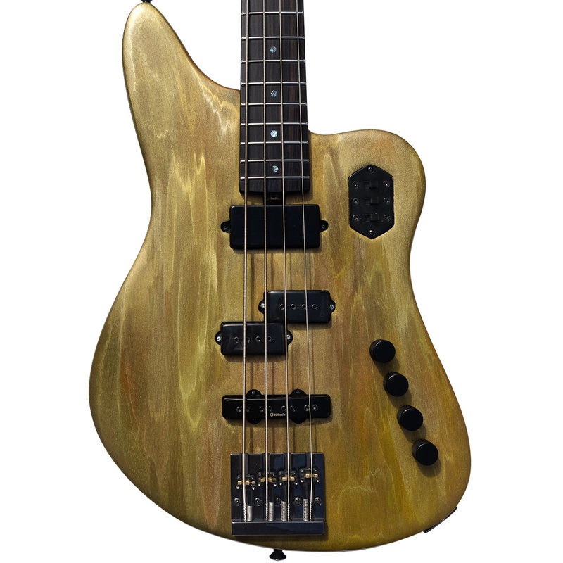 mcgrath-rebel-4-string-bass-honey-chrome-namm-2026 McGrath Rebel - 4-String Bass - Honey Chrome (Namm 2026)