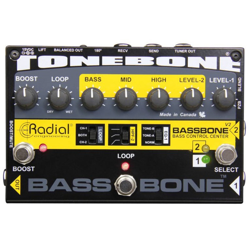 radial-engineering-bassbone-v2-bass-preamp-direct-box Radial Engineering Bassbone V2 Bass Preamp Direct Box