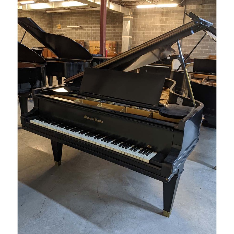 1930-mason-hamlin-6-11-5-model-bb-grand-piano-satin-ebony-sn-40729 1930 Mason & Hamlin 6'11.5" Model BB Grand Piano | Satin Ebony | SN: 40729