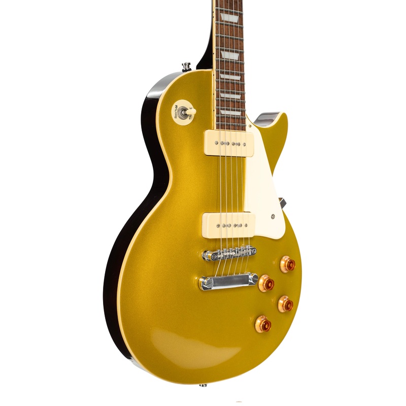 2000-epiphone-les-paul-1956-goldtop-reissue-with-p-90-pickups-made-in-korea-with-gigbag 2000 Epiphone Les Paul 1956 Goldtop Reissue with P-90 Pickups made in Korea with gigbag