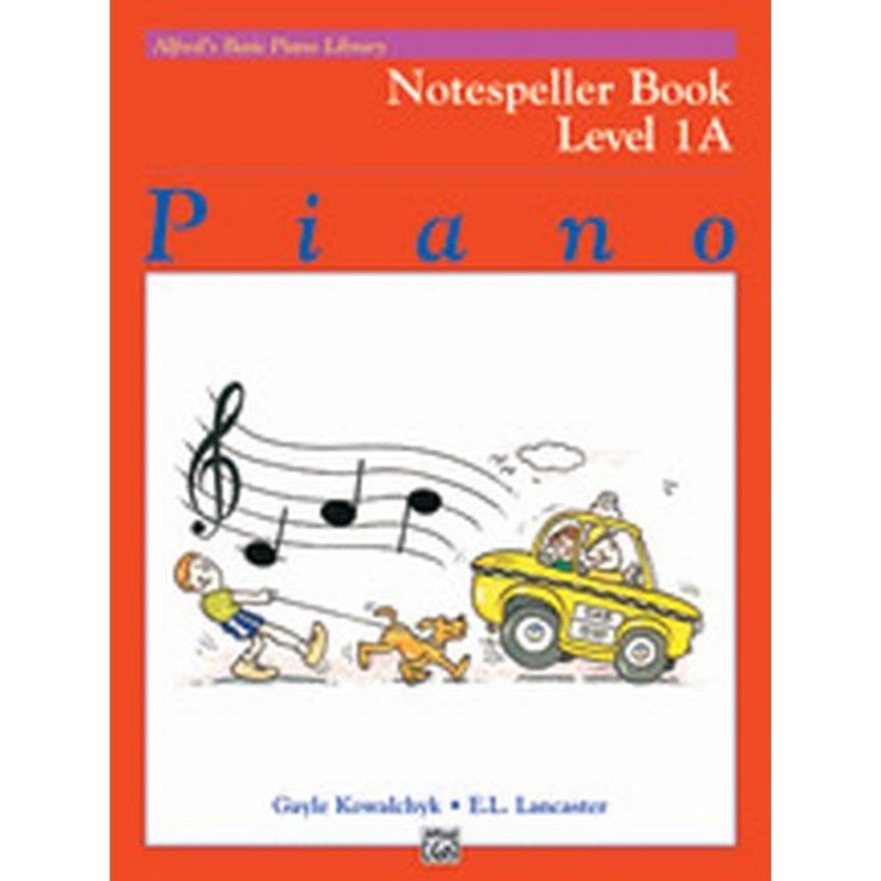 alfred-basic-piano-course-notespeller-book-level-1a Alfred Basic Piano Course Notespeller Book Level 1A