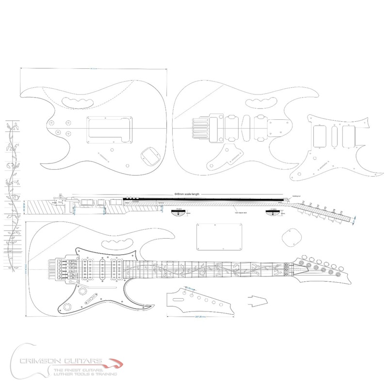 guitar-plans-ibanez-type-jem Guitar Plans - Ibanez-Type JEM