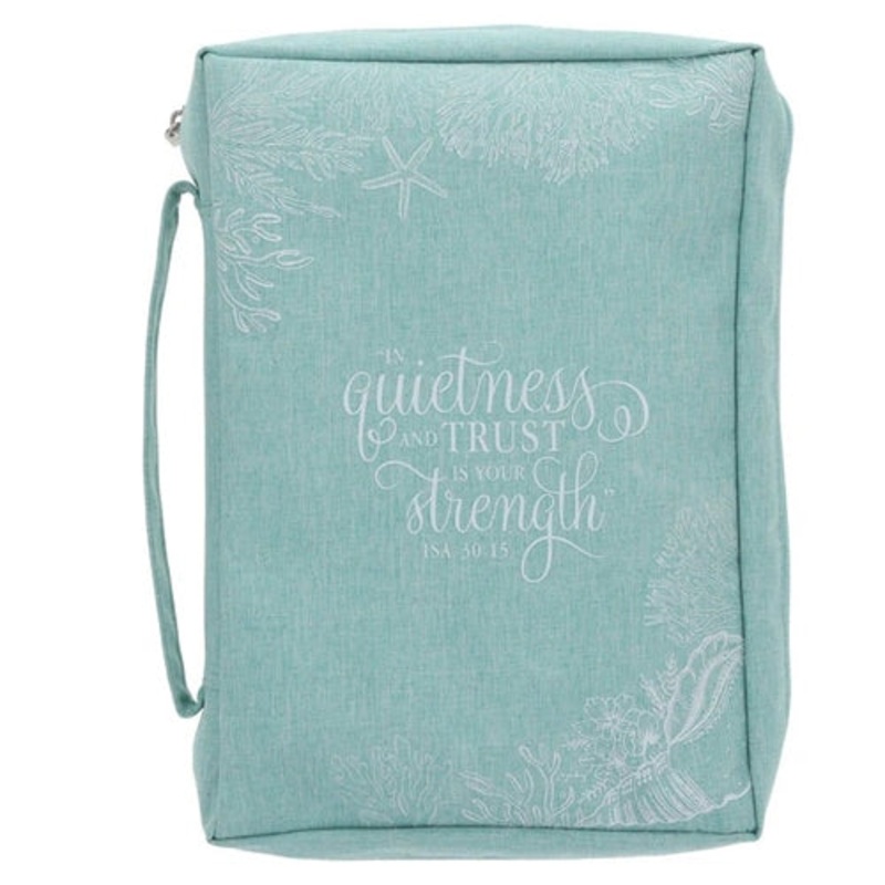 polyester-bible-bag-in-quietness-and-trust-is-your-strength Polyester Bible Bag - In Quietness and Trust Is Your Strength