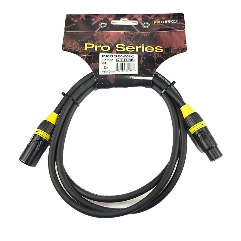 pro-lok-pro-series-6-mic-cable Pro-Lok Pro Series 6' Mic Cable