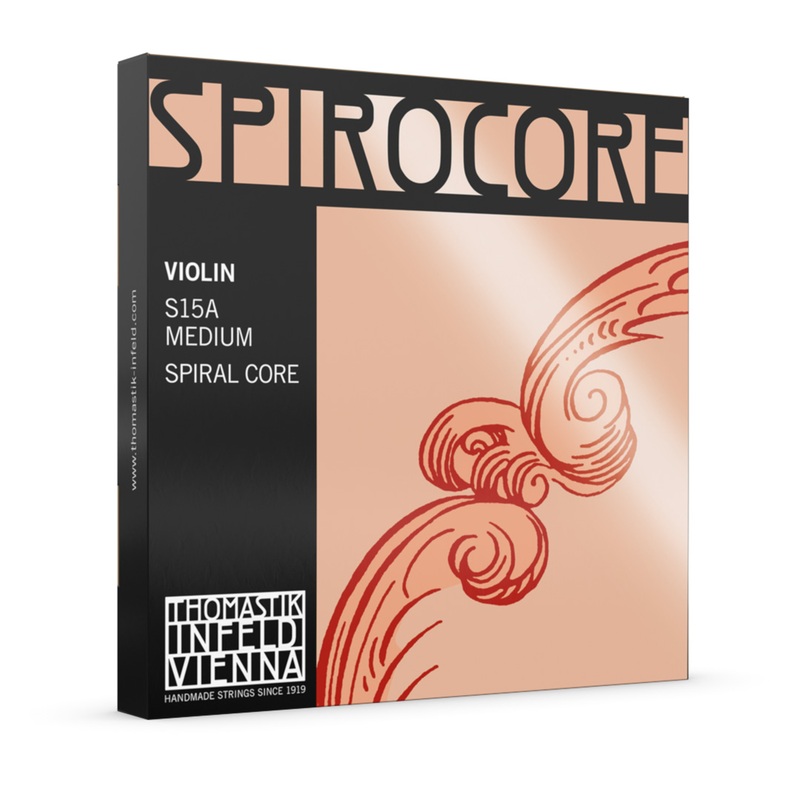 thomastik-s15a-spirocore-violin-string-set-with-chrome-e Thomastik S15A Spirocore Violin String Set with Chrome E