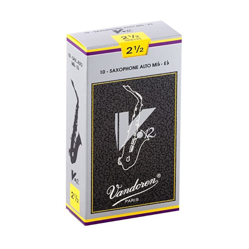 vandoren-v12-2-5-alto-saxophone-reeds-10-pack Vandoren V12 #2.5 Alto Saxophone Reeds, 10 pack