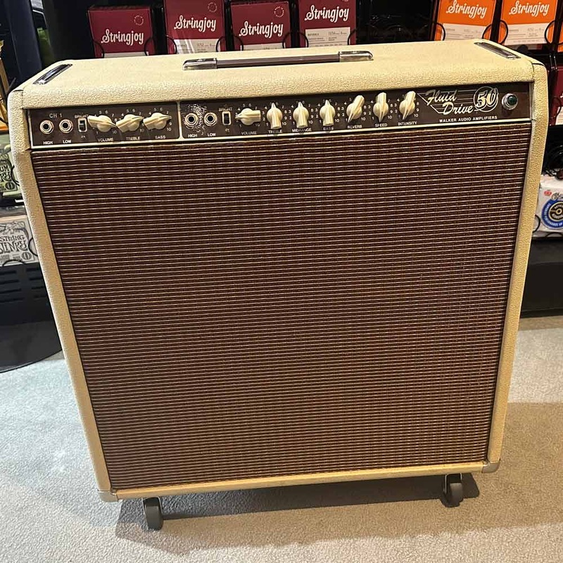 walker-audio-amplifiers-fluid-drive-50-rare-boutique-guitar-tube-amp-w-cover-pre-owned Walker Audio Amplifiers Fluid Drive 50 Rare Boutique Guitar Tube Amp w/ Cover (Pre-Owned)