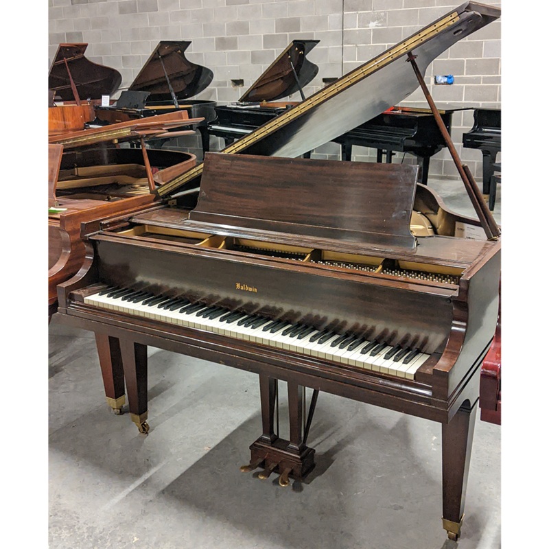 1940-baldwin-5-2-model-m-baby-grand-piano-satin-walnut-sn-88833-used 1940 Baldwin 5'2" Model M Baby Grand Piano | Satin Walnut | SN: 88833 | Used