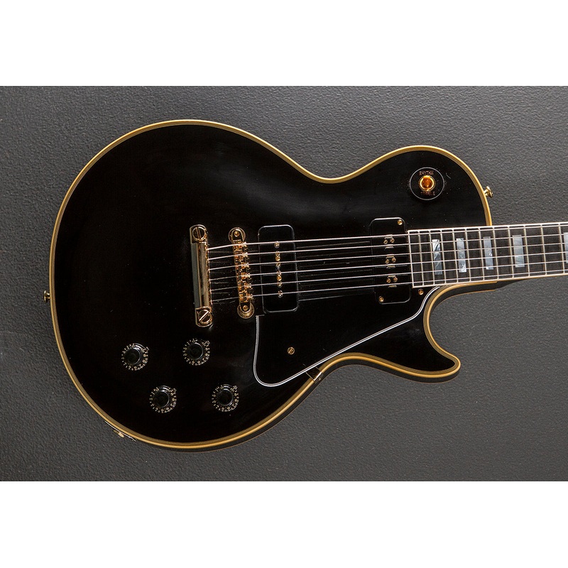 1954-les-paul-custom-staple-pickup-reissue-vos-ebony 1954 Les Paul Custom Staple Pickup Reissue - VOS Ebony