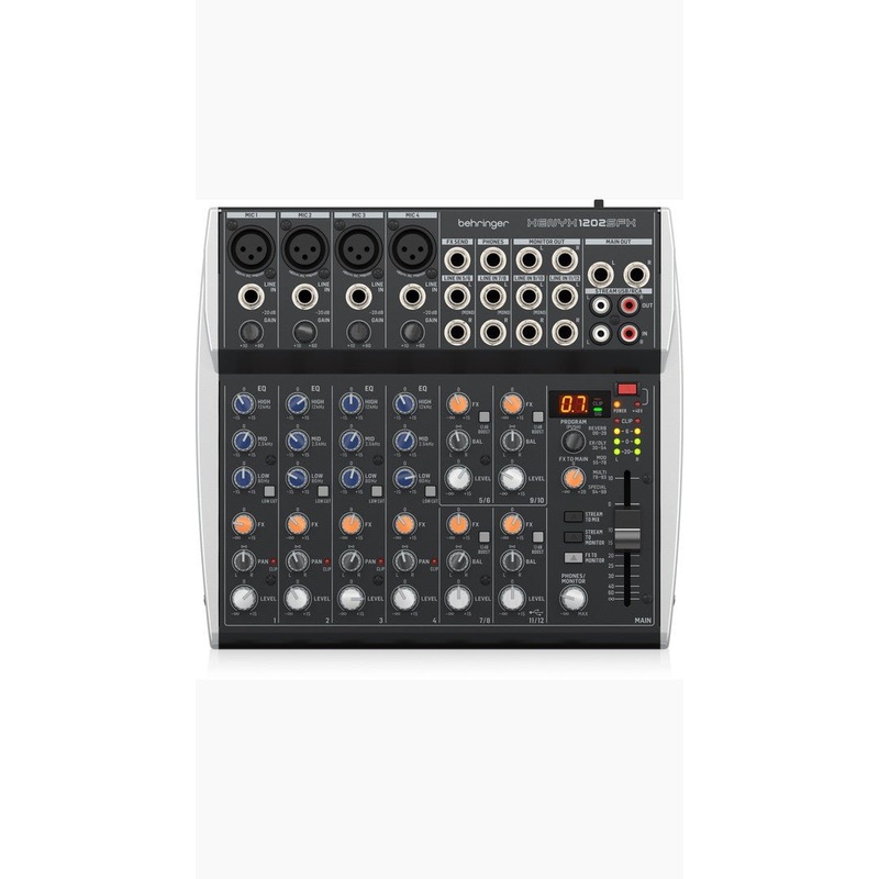 behringer-xenyx-1202sfx-12-channel-mixer-with-usb-and-fx Behringer Xenyx 1202SFX 12 Channel mixer with USB and FX