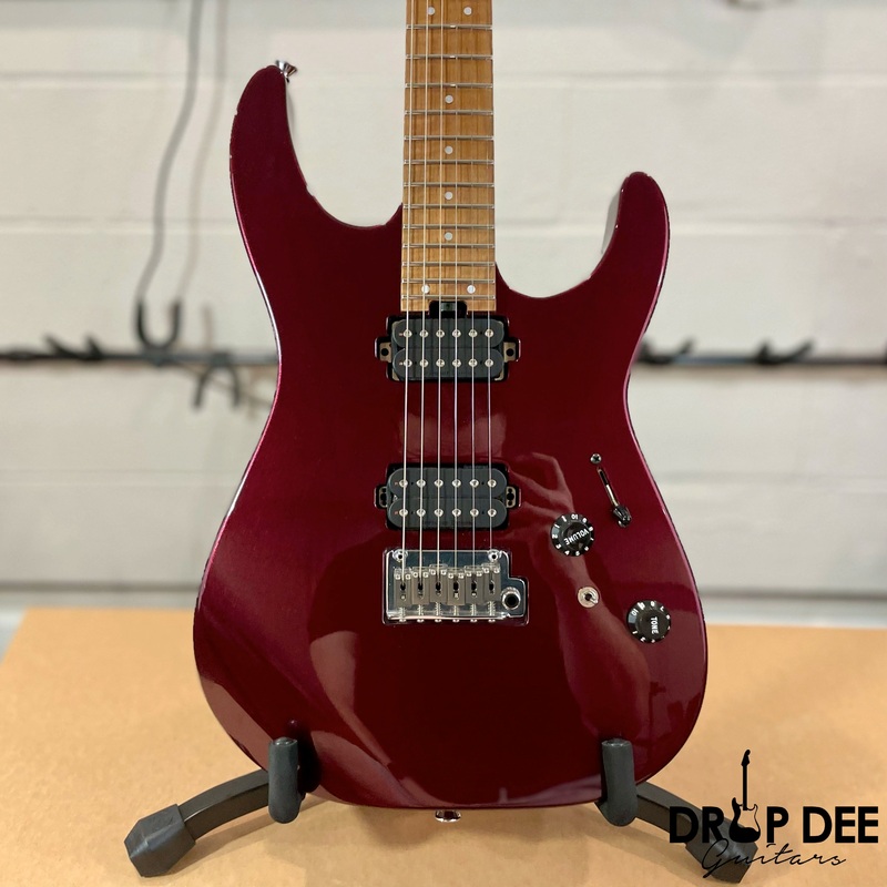 charvel-usa-select-dk24-hh-2pt-cm-electric-guitar-w-case-oxblood Charvel USA Select DK24 HH 2PT CM Electric Guitar w/ Case Oxblood