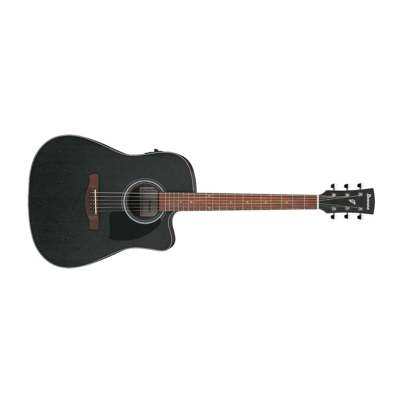 ibanez-pf54ce-wkh-pf-series-acoustic-electric-guitar-weathered-black Ibanez PF54CE-WKH PF Series Acoustic/Electric Guitar-Weathered Black