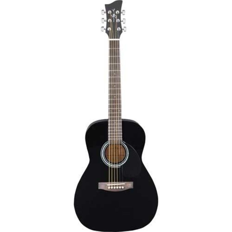 jay-turser-jta43-bk-3-4-size-acoustic-guitar-black Jay Turser JTA43-BK 3/4 Size Acoustic Guitar-Black