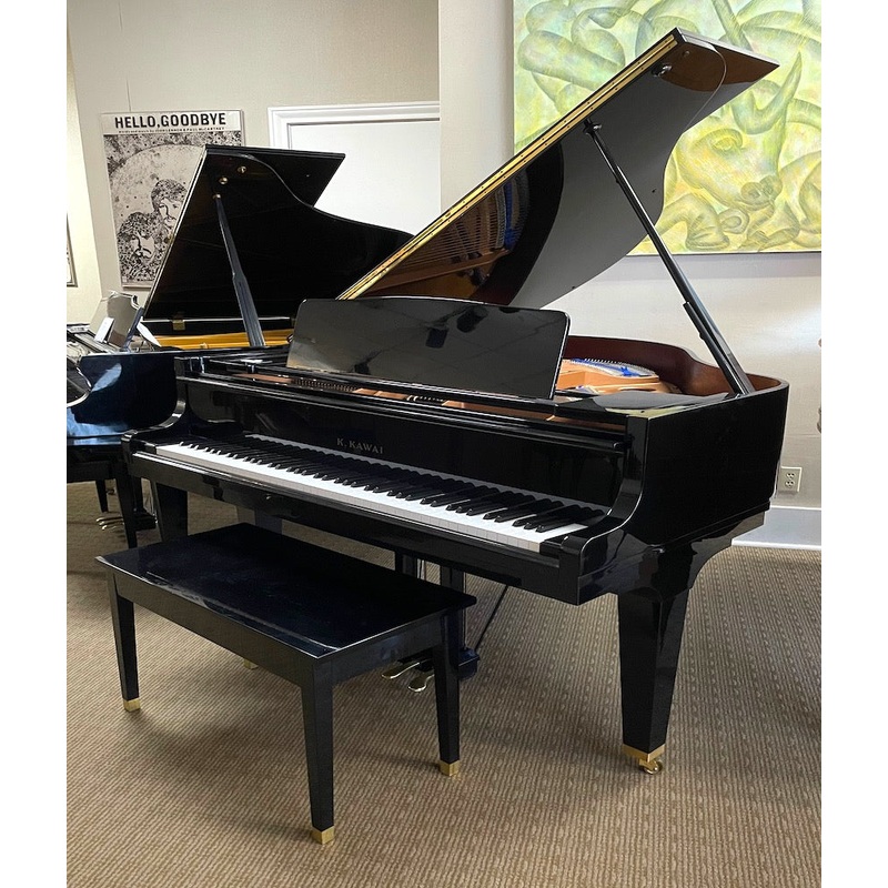 kawai-5-1-ge-1-baby-grand-piano-polished-ebony-used Kawai 5'1" GE-1 Baby Grand Piano | Polished Ebony | Used