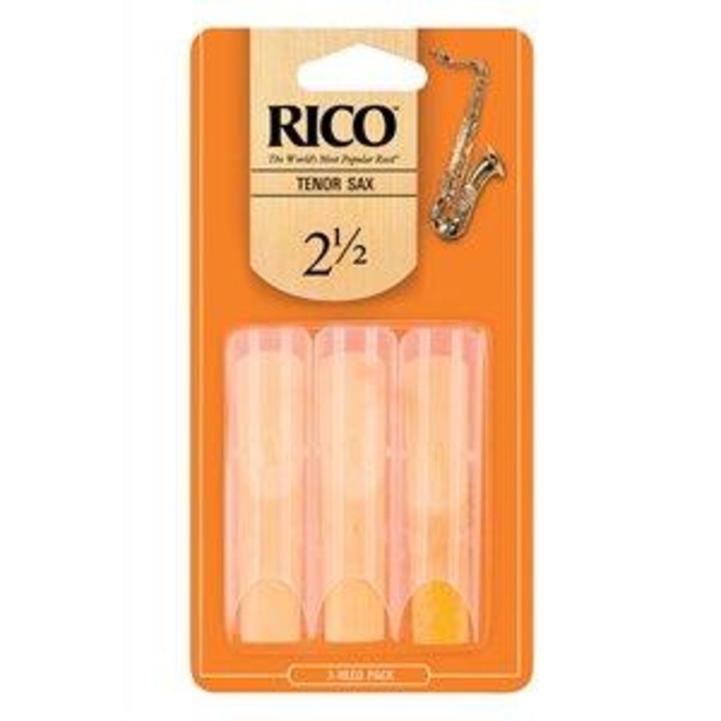 rico-rka0325-tenor-saxophone-reeds-2-5-3-pack Rico RKA0325 Tenor Saxophone Reeds #2.5 3-Pack