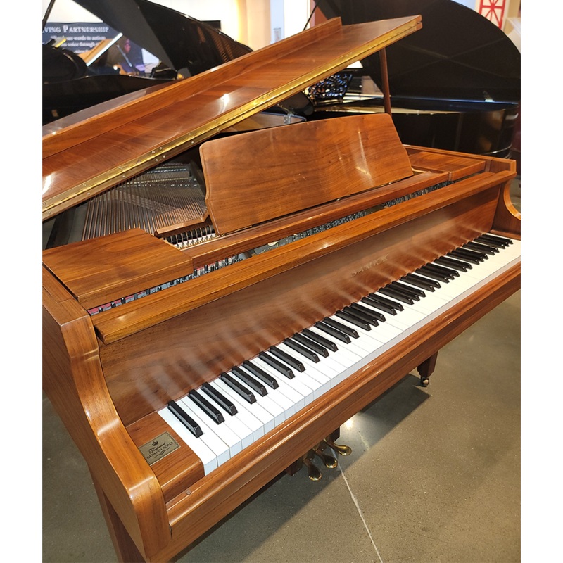 1988-samick-4-7-sg-140a-grand-piano-satin-walnut-sn-hhjg0673-used 1988 Samick 4'7" SG-140A Grand Piano | Satin Walnut | SN: HHJG0673 | Used