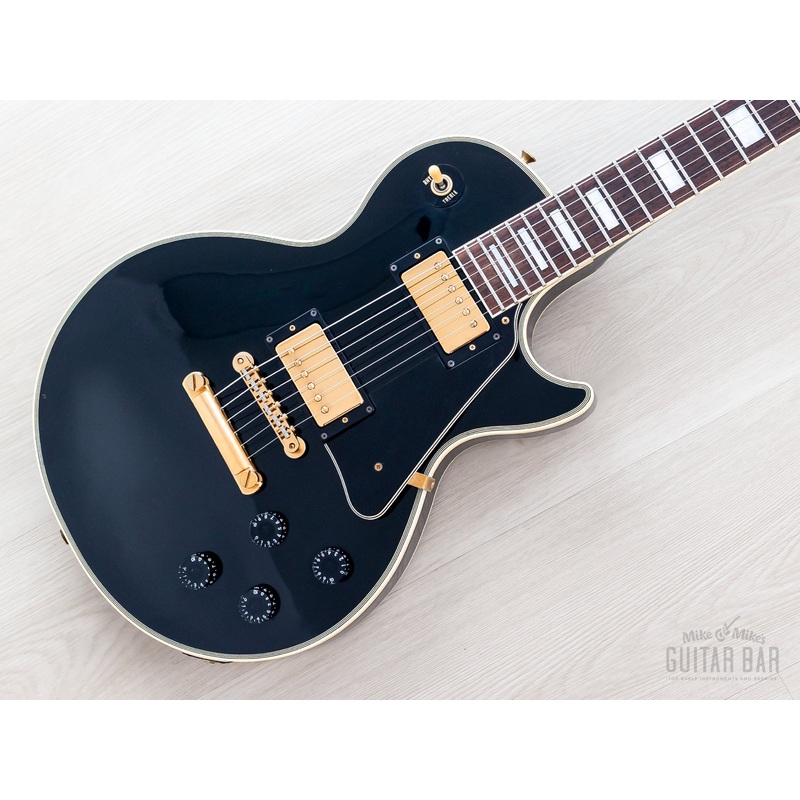 1995-orville-les-paul-custom-black-beauty-lpc-75-ebony-gibson-licensed-japan-terada 1995 Orville Les Paul Custom Black Beauty LPC-75 Ebony Gibson-Licensed, Japan Terada