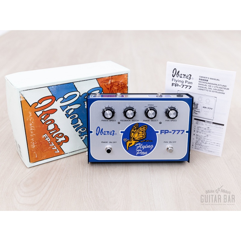 2007-ibanez-fp-777-flying-pan-vintage-reissue-phaser-stereo-guitar-effects-pedal-w-box-japan 2007 Ibanez FP-777 Flying Pan Vintage Reissue Phaser Stereo Guitar Effects Pedal w/ Box, Japan