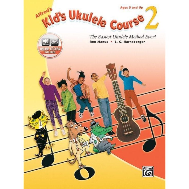 alfred-kid-s-ukulele-course-book-2-with-online-audio Alfred Kid's Ukulele Course Book 2 with Online Audio