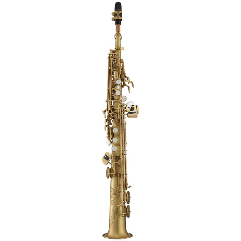 antigua-winds-ss4290-powerbell-pro-bb-soprano-saxophone-classic-brass Antigua Winds SS4290 PowerBell Pro Bb Soprano Saxophone - Classic Brass