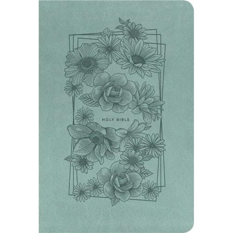 bible-nlt-filament-premium-value-thinline-bible-bouquet-teal Bible -NLT Filament Premium Value Thinline Bible, Bouquet Teal
