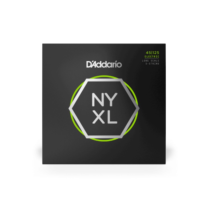 d-addario-nyxl-45-125-long-scale-5-string-bass-strings D'Addario NYXL 45-125 Long Scale 5-string Bass Strings