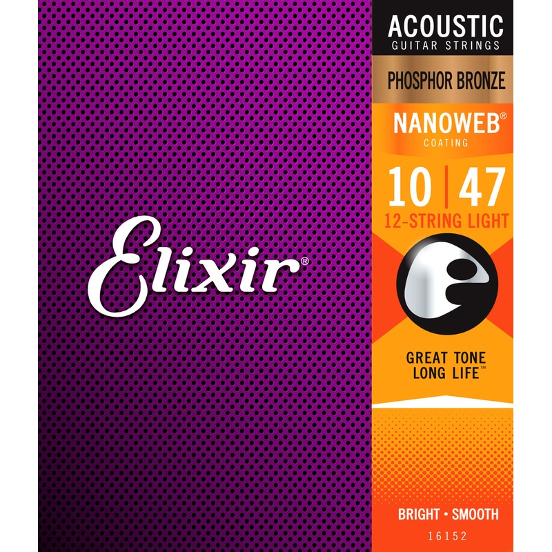 elixir-16152-nanoweb-phosphor-bronze-12-string-light-10-47 Elixir 16152 Nanoweb Phosphor Bronze 12 String Light 10-47