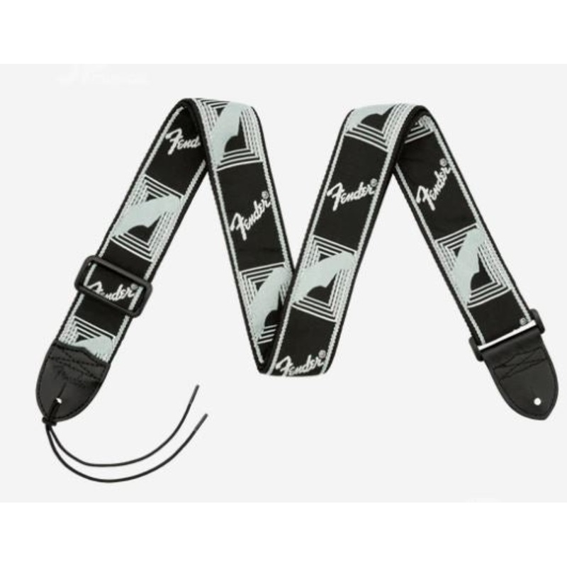 fender-guitar-strap-monogramed-blk-grey Fender Guitar Strap Monogramed BLK/Grey