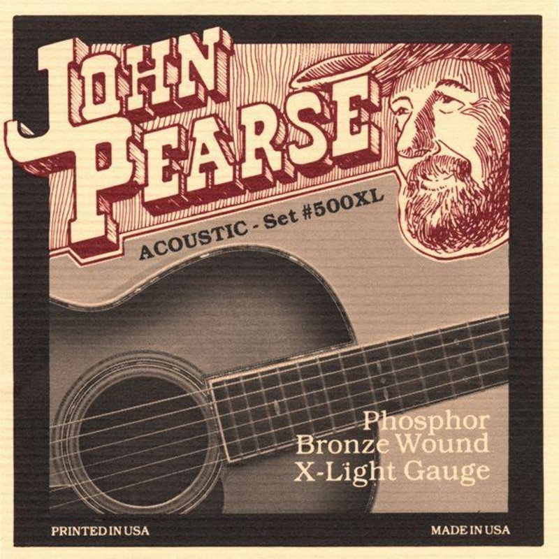 john-pearse-500xl-phosphor-bronze-acoustic-guitar-strings-x-light-10-47 John Pearse 500XL Phosphor Bronze Acoustic Guitar Strings X-Light 10-47
