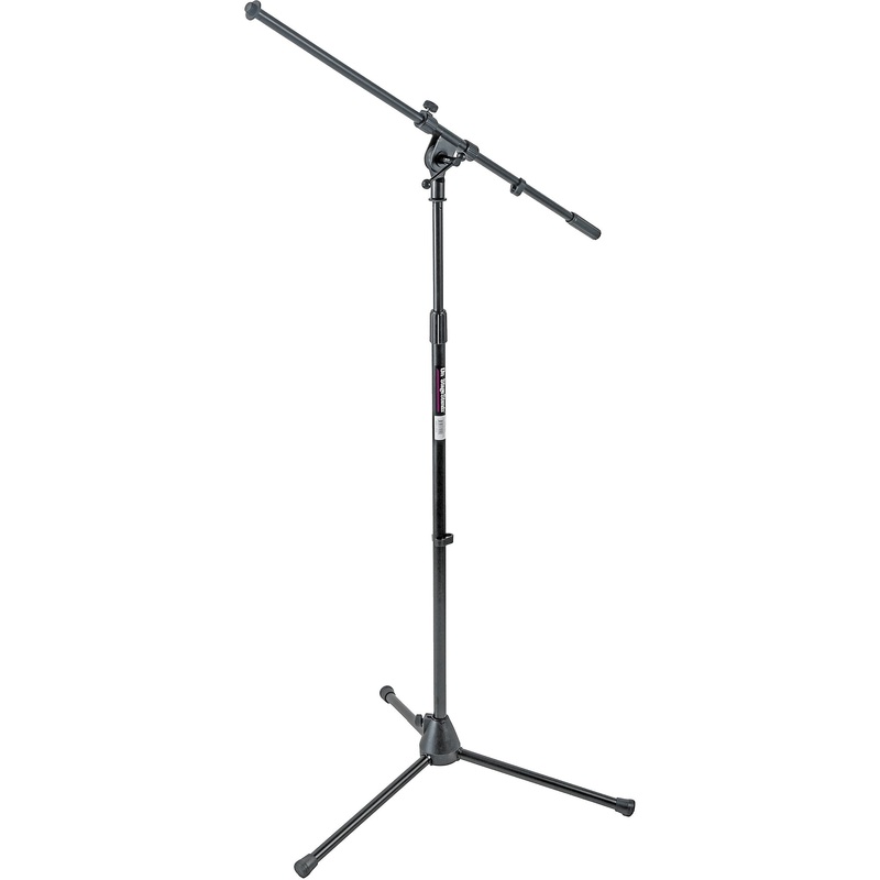 on-stage-ms7701b-blb-tripod-base-microphone-stand-with-boom-arm On-Stage MS7701B-BLB Tripod Base Microphone Stand with Boom Arm