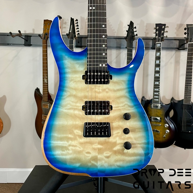 ormsby-run-18-hype-gtr-electric-guitar-w-bag-blue-burst Ormsby Run 18 Hype GTR Electric Guitar w/ Bag - Blue Burst