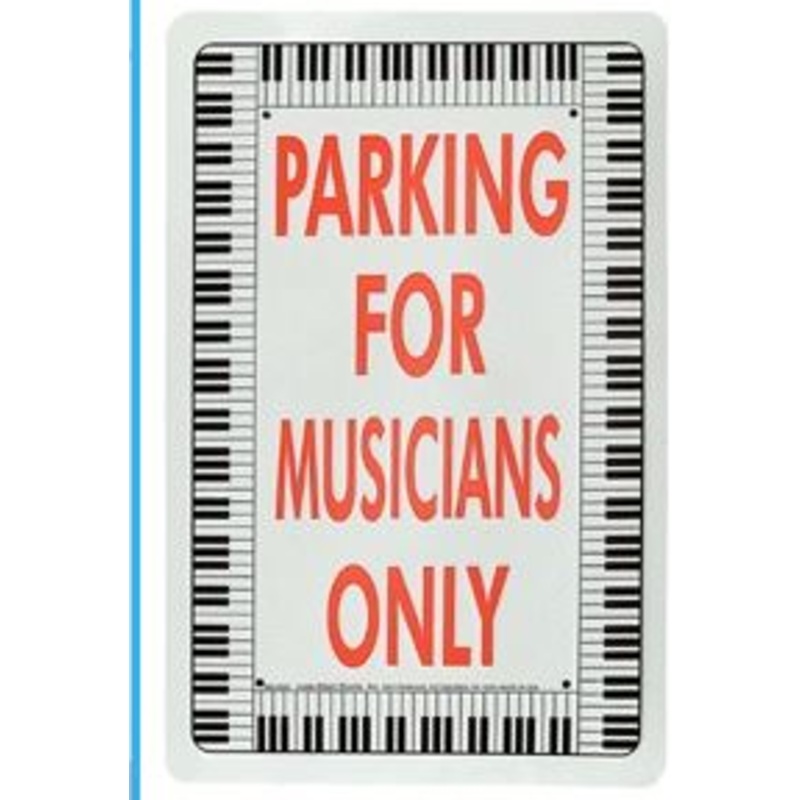 park-sign-musicians-only Park Sign Musicians Only