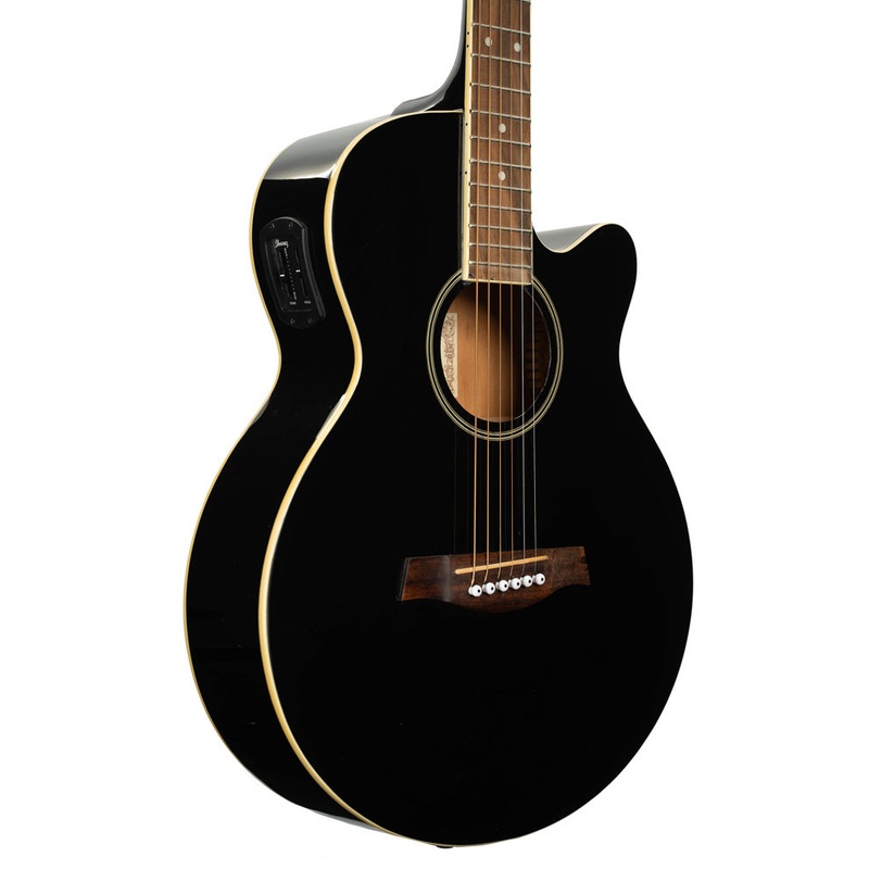 pre-owned-ibanez-aeg4jp-acoustic-electric-guitar-black-used Pre-Owned Ibanez AEG4JP Acoustic-Electric Guitar- Black | Used