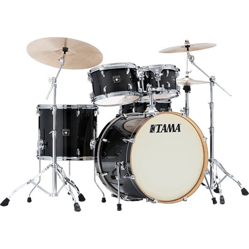 tama-cl52ks-tpb-superstar-classic-5-piece-drum-shell-pack-transparent-black-burst Tama CL52KS-TPB Superstar Classic 5-Piece Drum Shell Pack-Transparent Black Burst