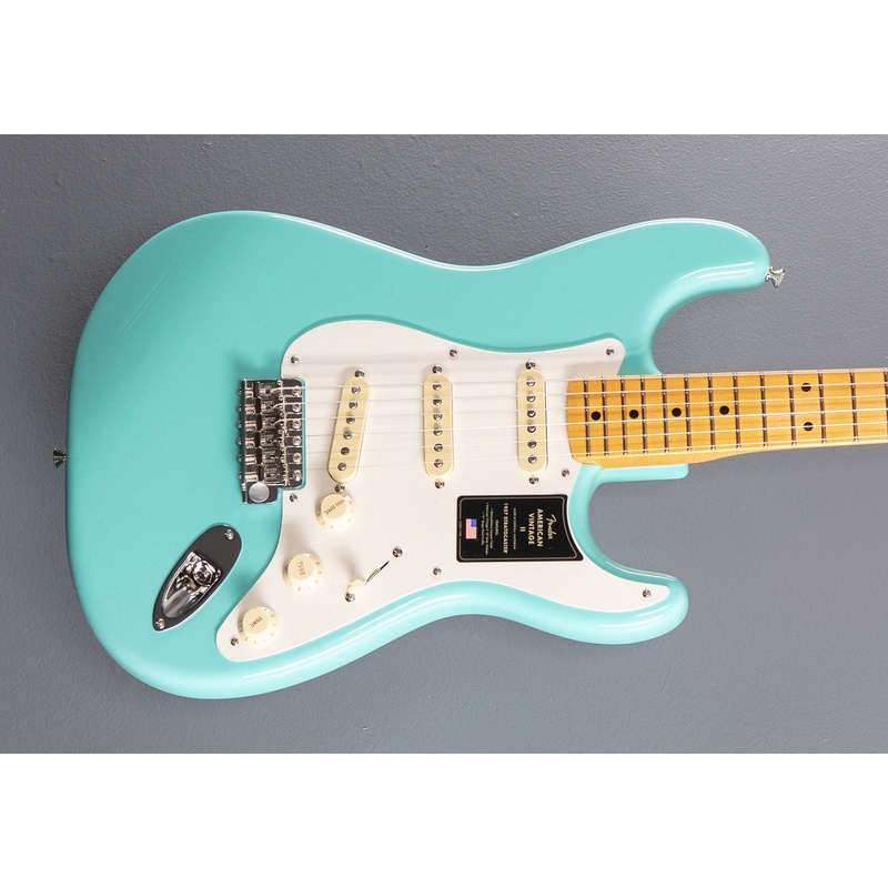 american-vintage-ii-1957-stratocaster-sea-foam-green American Vintage II 1957 Stratocaster - Sea Foam Green