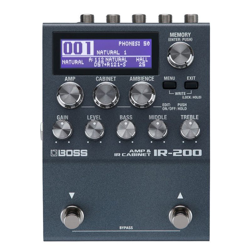 boss-ir-200-amp-and-cabinet-processor BOSS IR-200 Amp and Cabinet Processor