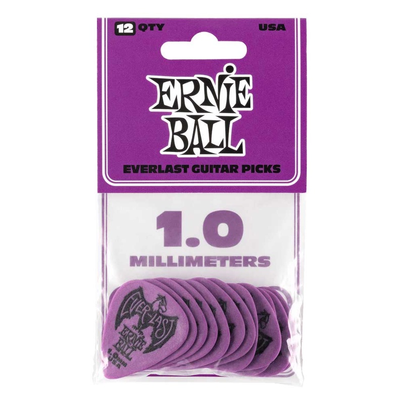 ernie-ball-p09193-purple-everlast-guitar-picks-12-pack-standard-heavy-1-0mm Ernie Ball P09193 Purple Everlast Guitar Picks (12 Pack) - Standard - Heavy (1.0mm)