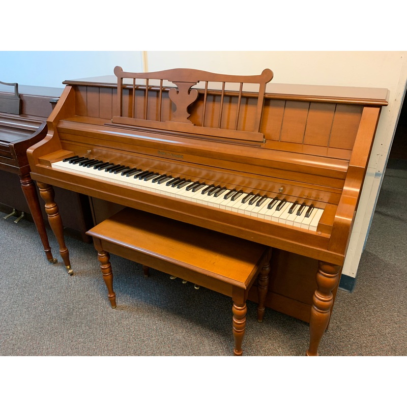pre-owned-kohler-campbell-console-piano-w-bench Pre-Owned Kohler&Campbell Console Piano w bench