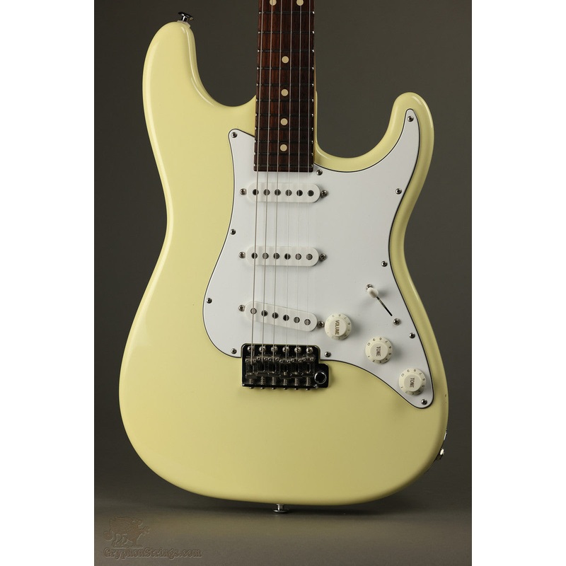 2016-suhr-classic-s-vintage-white-electric-guitar-used 2016 Suhr Classic S Vintage White Electric Guitar Used