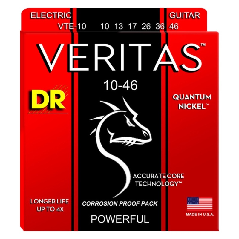 dr-vte-10-veritas-coated-quantum-nickel-electric-guitar-strings-10-46 DR VTE-10 Veritas Coated Quantum Nickel Electric Guitar Strings 10-46