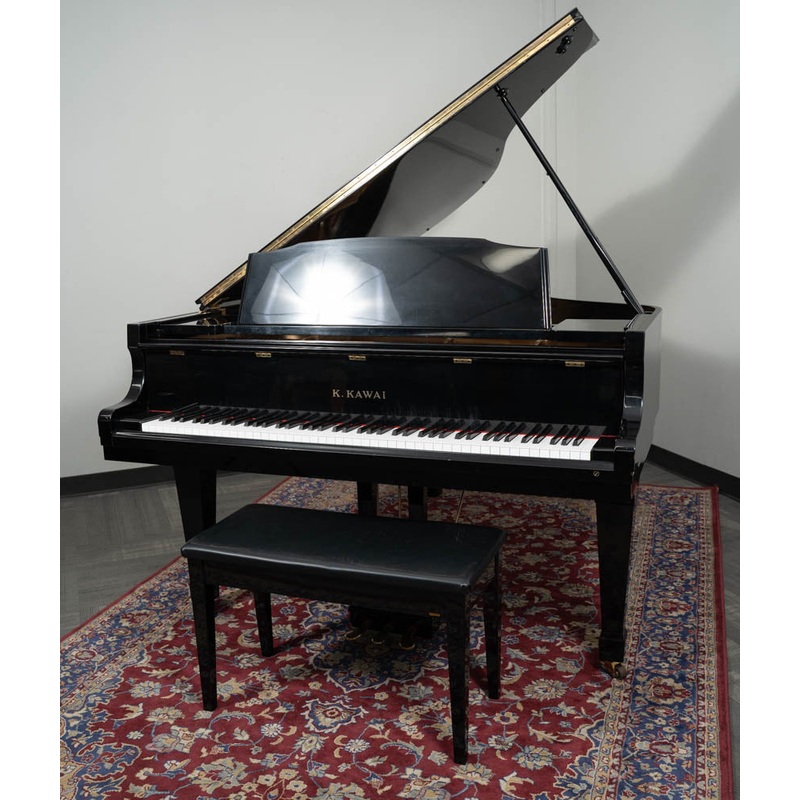 kawai-6-1-gs-30-grand-piano-polished-ebony-used Kawai 6'1" GS-30 Grand Piano | Polished Ebony | Used