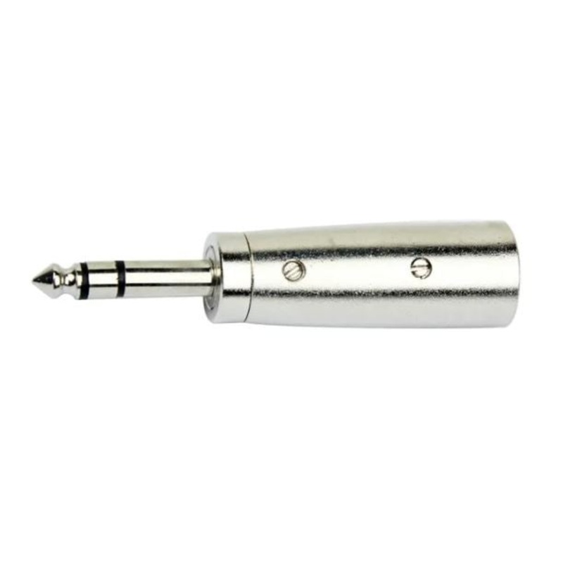 kirlin-xlr-m-to-1-84-trs-male-adaptor Kirlin XLR M to 1/84" TRS Male Adaptor