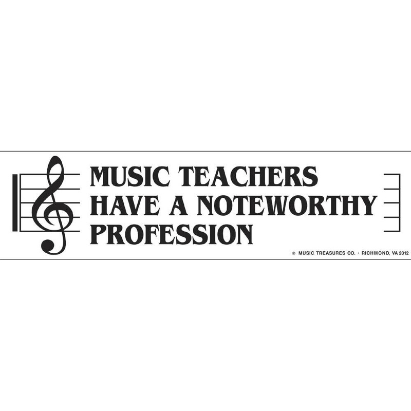 music-teacher-have-a-noteworthy-profession-bumper-sticker Music Teacher Have A Noteworthy Profession Bumper Sticker