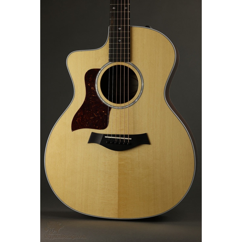 taylor-214ce-deluxe-left-handed-acoustic-electric-guitar-new Taylor 214ce Deluxe Left Handed Acoustic Electric Guitar - New