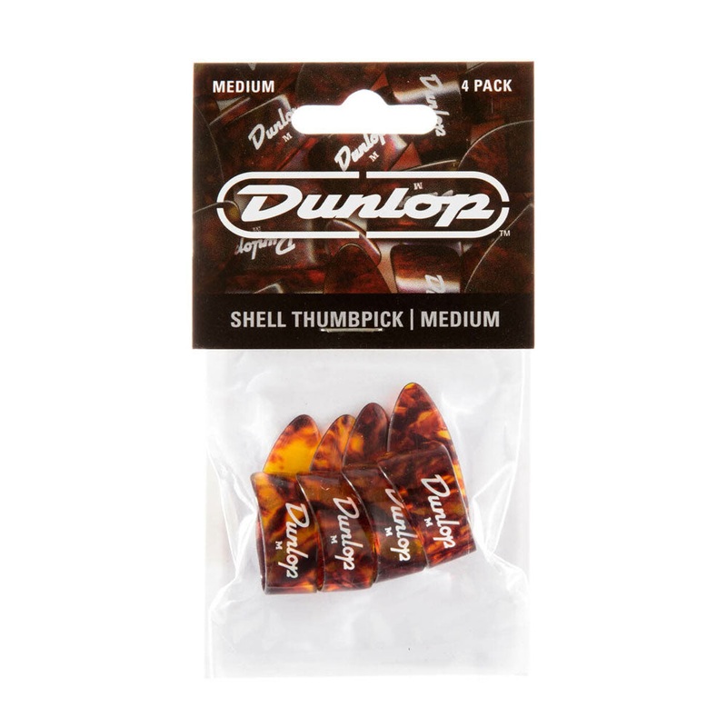 dunlop-9022p-plastic-shell-thumb-picks-4-pack-medium Dunlop 9022P Plastic Shell Thumb Picks (4 Pack) - Medium